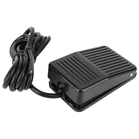 TFS-01 Interrupteur de commande, Équipement électrique Alimentation à découpage de pédale de contrôleur momentané antidérapant noir 220VAC 10A(2m / 6.6ft) (1/5)