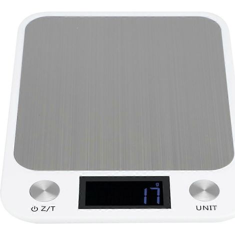 Wasserdichte elektronische Küchenwaage, 10 kg Tragkraft, 1 g Genauigkeit, tragbar zum Backen, Kochen und Wiegen von Lebensmitteln (1/5)
