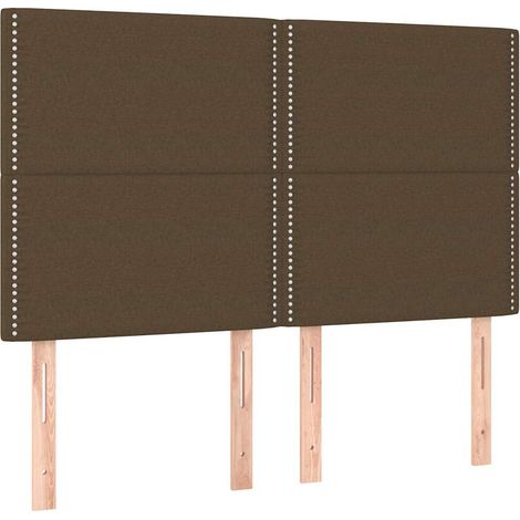 Maison Exclusive - Cabecero de cama marrón oscuro 144x5x118/128 c (1/5)