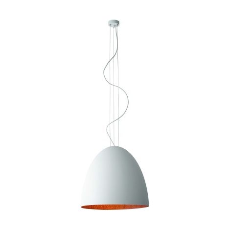 Suspension EGG blanc/cuivré Ø55 Nowodvorski 10324