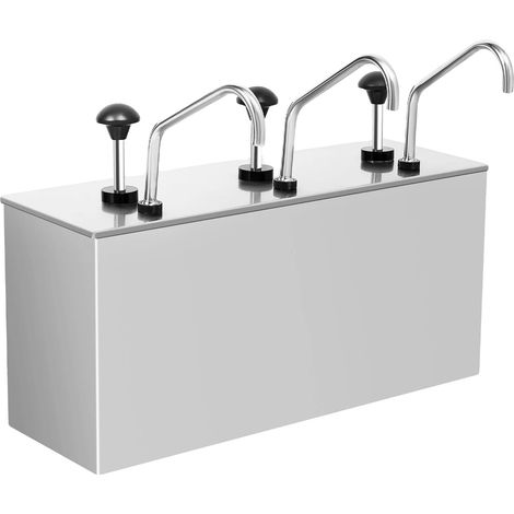 Distributeur de Sauce, Acier Inoxydable, Design de Table, Argent (1/2)