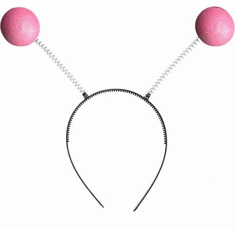 Copricapo a forma di antenna, perfetto per balli di fine anno e compleanni, con fasce per capelli divertenti. Copricapo a forma di antenna aliena, colore argento. (1/5)