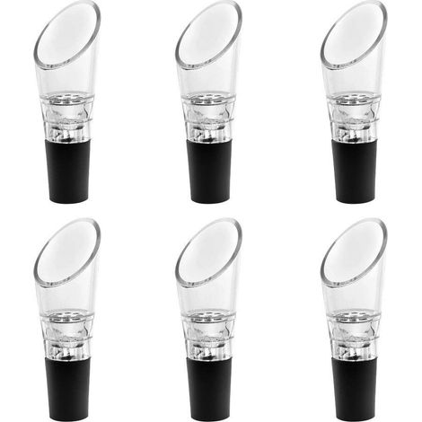 Bec verseur élégant pour carafe à vin, assurant une oxygénation optimale, un adoucissement des tanins et une amélioration des arômes des vins rouges et blancs. Idéal pour…-AquaForge