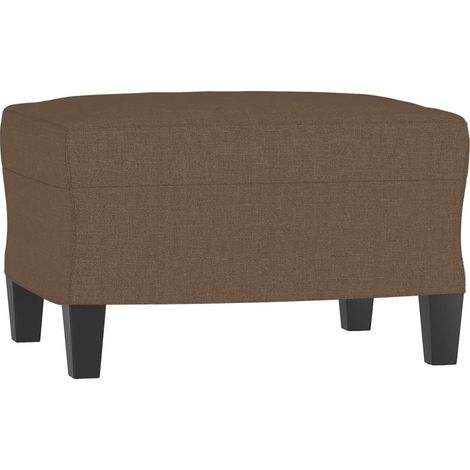 Repose-pied,Tabouret de pied,Pouf Marron 60x50x41 cm Tissu CFW93488 (1/5)