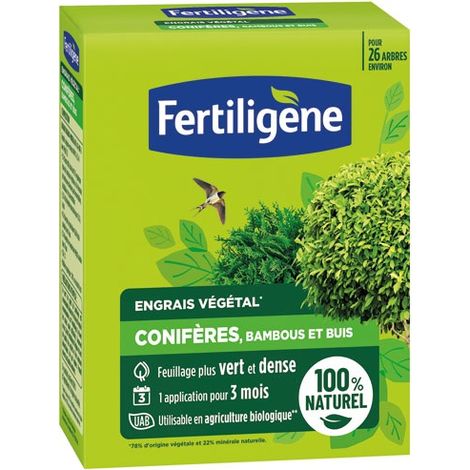 FERTILIGENE - Engrais conifères bambou buis UAB 650g