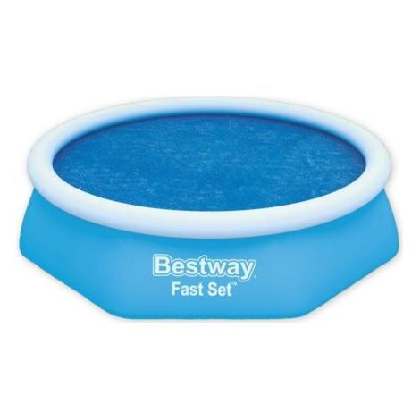 Bestway Bâche à bulles ronde 240 cm pour piscine Fast Set ø274 cm (1/5)