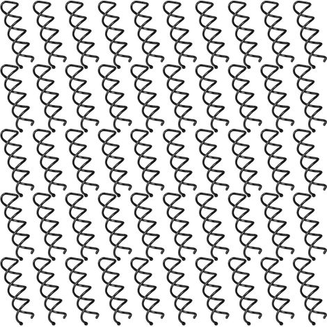 Épingles À Cheveux En Spirale - Métal Allié - Embouts Ronds Non Irritants - Pour Chignons Et Coiffures DIY - Lot De 50 (1/5)