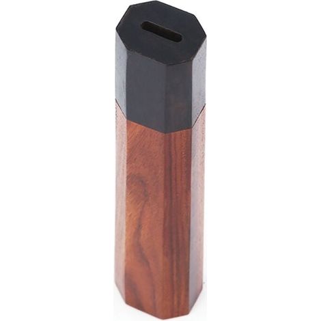 Couteau de Chef Japonais PoignéE Bricolage Couteaux Cuisine en Bois éCologique Faisant des DéTails Accessoires Octogonale