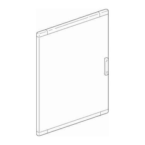 Porte en tôle BTI93860L pour panneaux LDX400 et LDX800