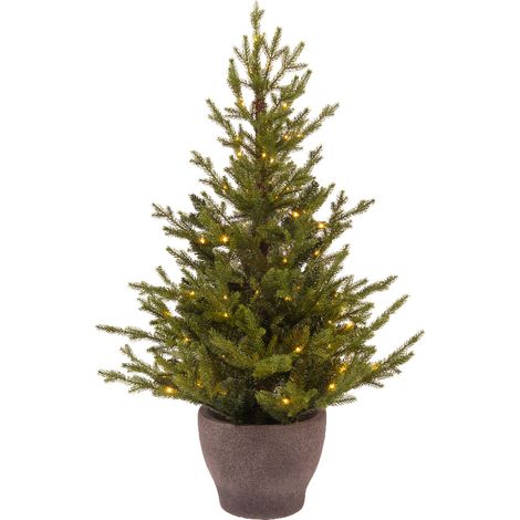 Árbol en Maceta Micro LED BO para Interior y Exterior H 120 Ø 70 cm
