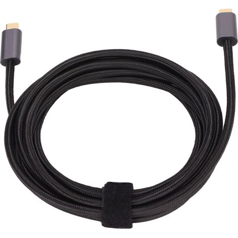 Câble de rallonge USB-C 3.2, 100W, 20Gbps, 8K 60Hz, mâle vers mâle, 300cm, adaptateur idéal pour bureau et études. (1/5)