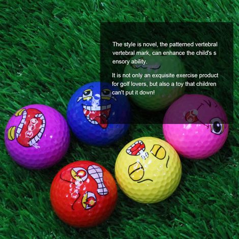 Lot de balles à expressions amusantes, balles de gym professionnelles, accessoires, cadeau original pour tous (1/5)