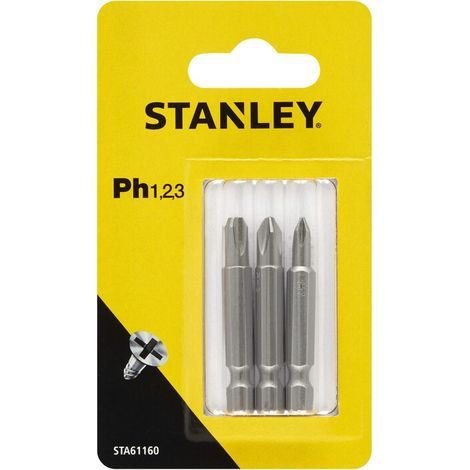 STANLEY STA61160 3 INSERTI MM.48 PH 1-2-3