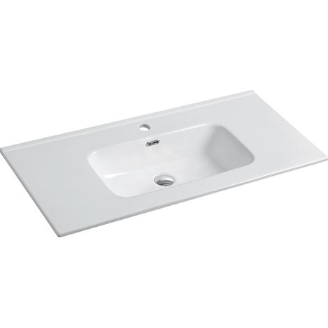 SAVINI Lavabo Ceramica Bianco 100 Cm