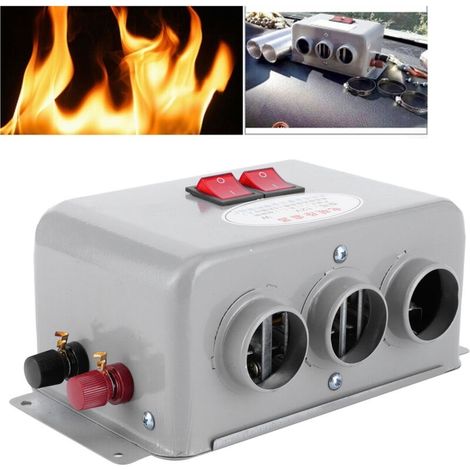 Compact 3-hole car heater, 600W/800W, winter heating, fast warming, antifreeze, low noise (1/5)