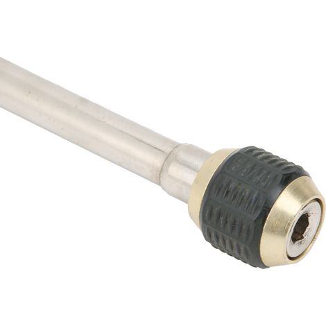 Connecteur à changement rapide à tige hexagonale escamotable pour perceuse électrique, cric à trois mâchoires vers tige de connexion autobloquante hexagonale interne de 1/4", 300 mm. (1/4)