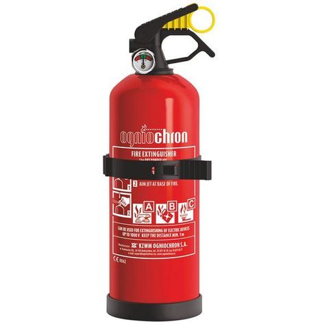 Estintore a Polvere ABC Rosso 1kg Sicurezza