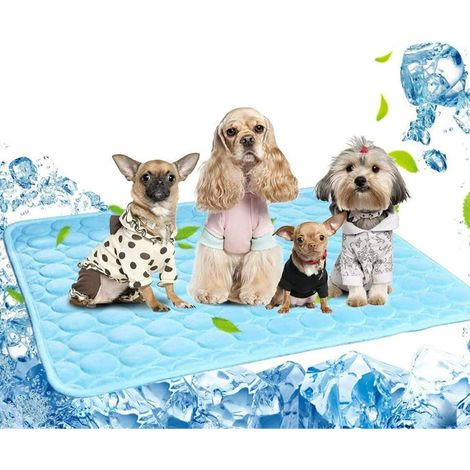 Tapis rafraîchissant pour chiens, coussin rafraîchissant – Tapis rafraîchissant en gel activé par pression – Gardez votre animal au frais cet été, 150 cm x 100 cm (1/4)