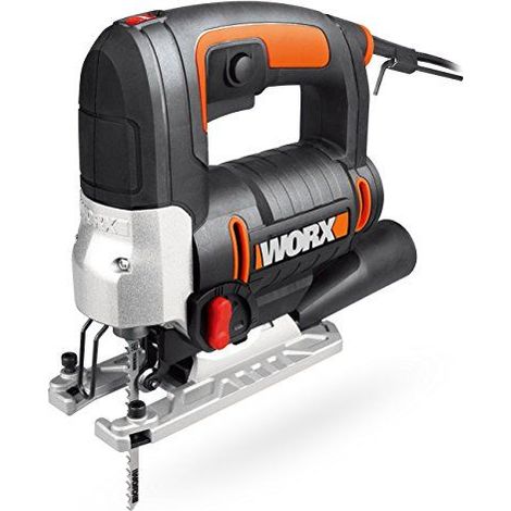 WORX - Scie sauteuse pendulaire multimateriaux - WX478.1 - 650W -  max 90 mm(guide laser, extraction de poussiere, lames) (1/5)