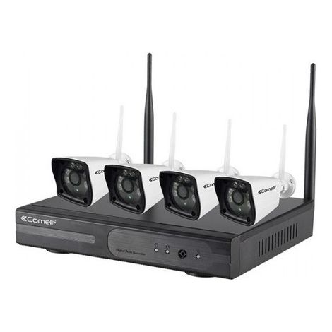 Kit De Vidéoprotection Wikit040a - 1 Enregistreur Vidéo Wi-fi - 4 Caméras Ip Wi-fi All-in-one (1/3)