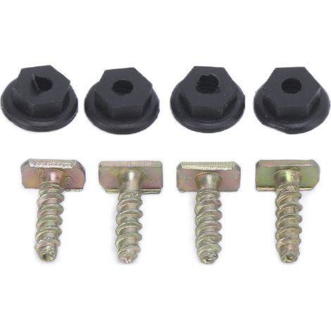 Kit 12 Clips de Fixation Aile Avant avec Vis 12290 Compatible Opel Corsa C 2000-2006, Attaches Pare-Boue Auto, Rondelles Incluses (1/5)