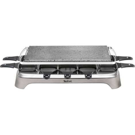 Appareil à raclette 10 personnes 1350w + pierre à griller - Tefal - pr457b12