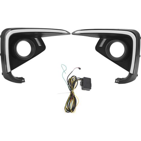 LED-Tagfahrlicht, dynamischer Blinker, weiße und gelbe Ersatzleuchte für Suzuki Ertiga 2018 – 2020