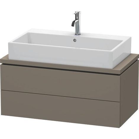 Meuble-lavabo L-CUBE 920x477mm 2 tiroirs we ma ES érable milieu