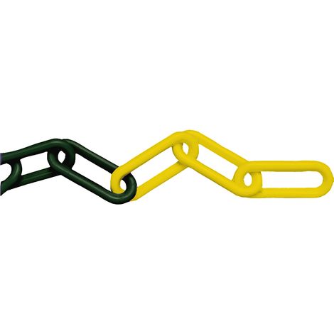 Plastic Chain 8mm x 12.5m Yellow / Black FAICHPYB812C