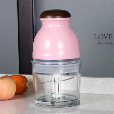 Robot culinaire électrique mini pour bébé, mixeur hachoir multifonction pour aliments infantiles, viande et légumes hachés (1/3)