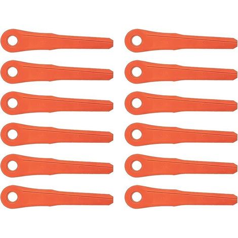 JRSIBO 12 Pièces Lames pour STIHL Polycut 6-2, 28-2, 7-3 Têtes de Coupe, Couteaux de Rechange pour STIHL FS38 FSA60 FSA86 Débroussailleuse Couteau PolyCut Lame Coupe Accessoires