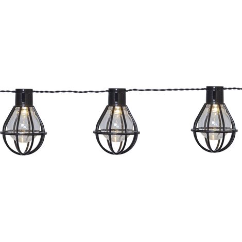 LED Outdoor-Lichterkette ,Cage', wetterfest, warmweißes Licht, L 280cm (1/5)
