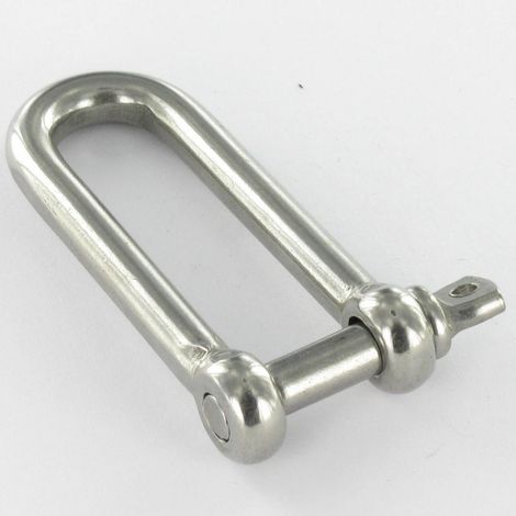Manille Droite Longue Forgée Inox A4 Diamètre 6-5 pièces