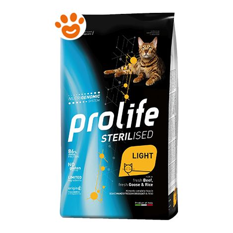 Gatto - Sterilised Light Oca & Riso Prolife - size 1