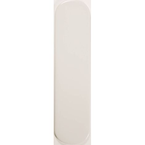 Carrelage mural faience effet graphique GRACE - Ovale 30x7.5cm Blanc - Brillant / Poli - boîte de 0.45 m2 - Gioia Materia