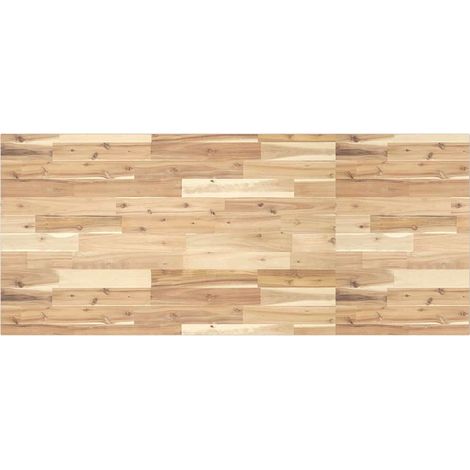 Schreibtischplatte Unbehandelt 120x60x2 cm Massivholz Akazie