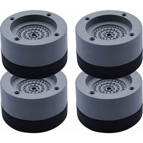 4Pcs Patins Anti Vibration Tampon Anti-vibration Lave Linge Universel Pieds Stabilisateur Piédestal pour Lave-Linge Réfrigérateur (1/5)