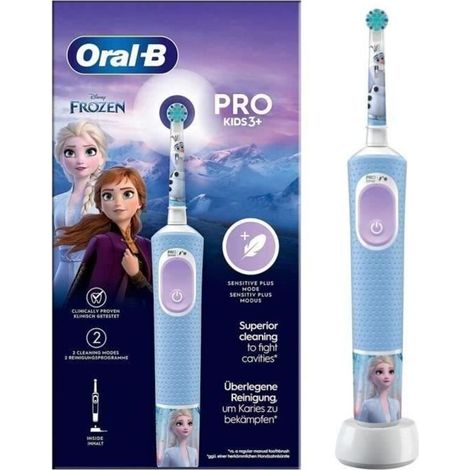 Brosse a Dents Électrique Pro Kids 1 Manche La Reine Des Neiges, 1 Brossette, 3 Ans et Plus (1/5)