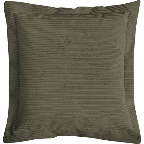 [NEUWERTIG] Mokebo Sofakissen Kissen Couchkissen Dekokissen Oliv 70x70x8 Cm Cord Wölkchen B-Ware