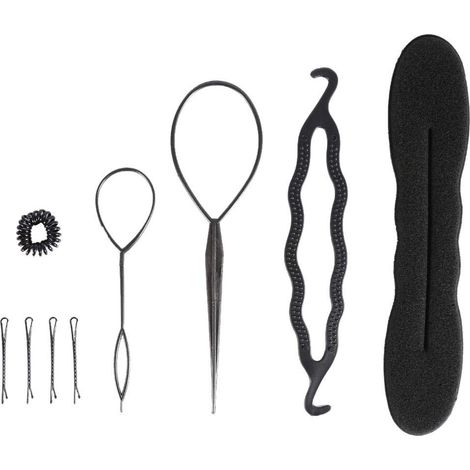 Set di strumenti per intrecciare i capelli – disco attorcigliante – accessori per acconciature fai da te – modello 2 – creatore di chignon
