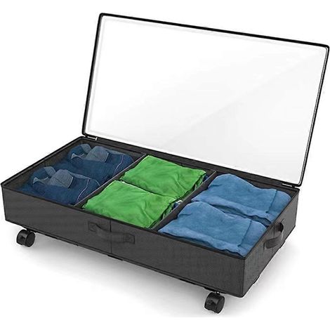Coffre de rangement sous le lit avec roulettes (1/5)
