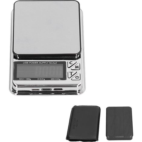 Jewelry Scale Accurate Data USB Charging Stable Reading High Sensitivity LCD Digital Electronic Scale for Gold Necklace (1/5)