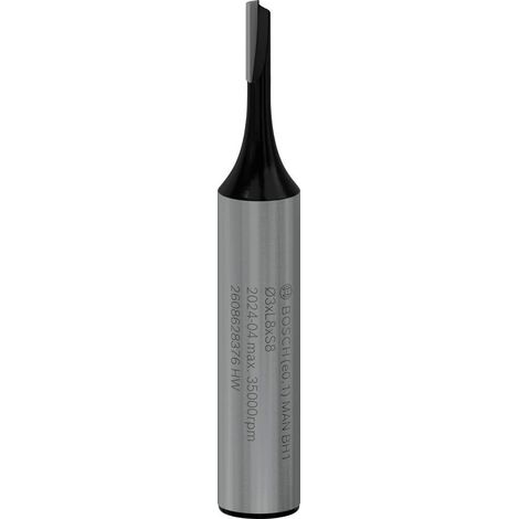 Bosch Accessories 2608628376 Fresa per scanalatura Metallo temprato Lunghezza 51 mm Dimensione, Ø 3 mm Diametro albero (1/5)