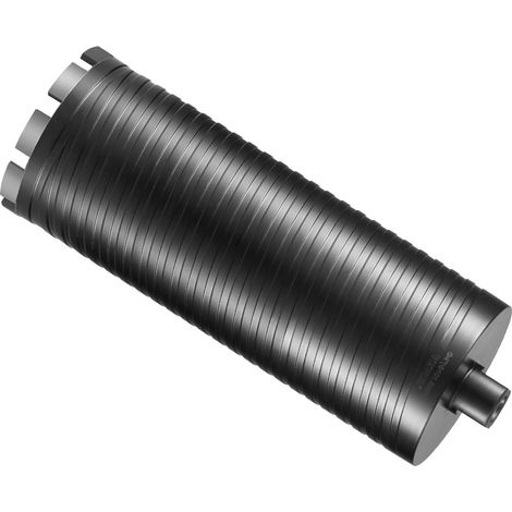 Foret diamanté de 10,2 cm pour briques et béton, utilisation à sec ou à l'eau, profondeur de 24,1 cm, avec adaptateur et filetage. (1/5)