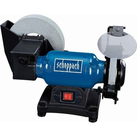 ESMERILADORA AMALADORA DE BANCO HÚMEDO Y SECO 230v 250W SCHEPPACH BG200W (1/5)