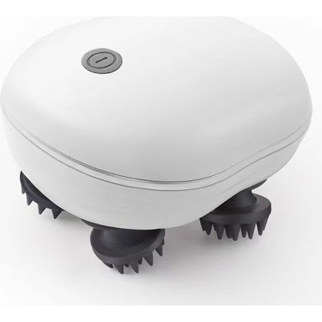 Masseur de cuir chevelu électrique pour chat, étanche, blanc (1/5)