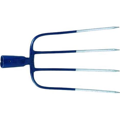 Forca Per Fieno Tipo Lion Indian 1/2 Blu Acciaiotemprato 4 Denti
