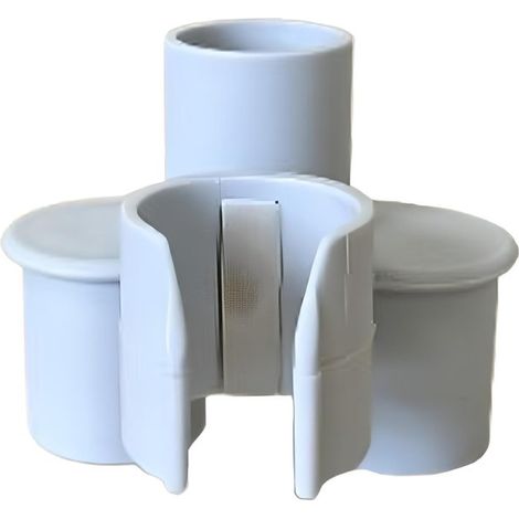 Support accessoires gris clipsable sur canne télescopique