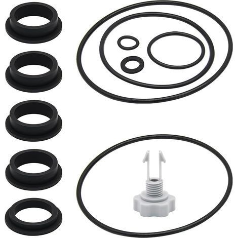 12 Pièces Joint Pompe Piscine Intex. Kit Réparation Piscine. Pompes À Filtre À Sable Intex Pièces De Rechange 25013. 11228 11412 Joints Toriques & Soupape De Décharge d'air (1/5)