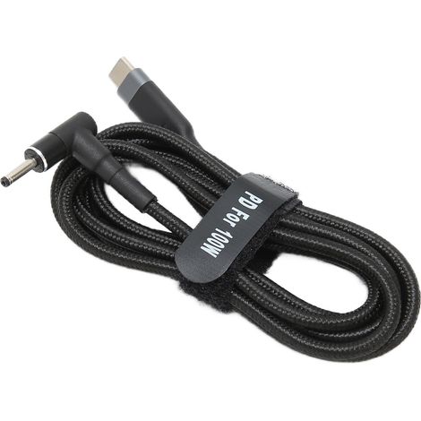 Câble USB-C vers DC pour PC Portable avec Charge Rapide PD et EMARK (1.5m) (1/5)